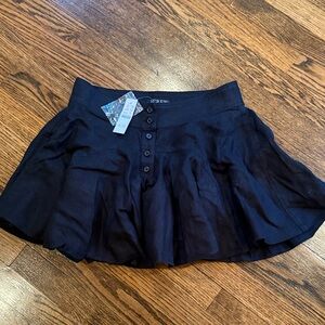 NWT JCrew Button-Front linen Women's Skirt!